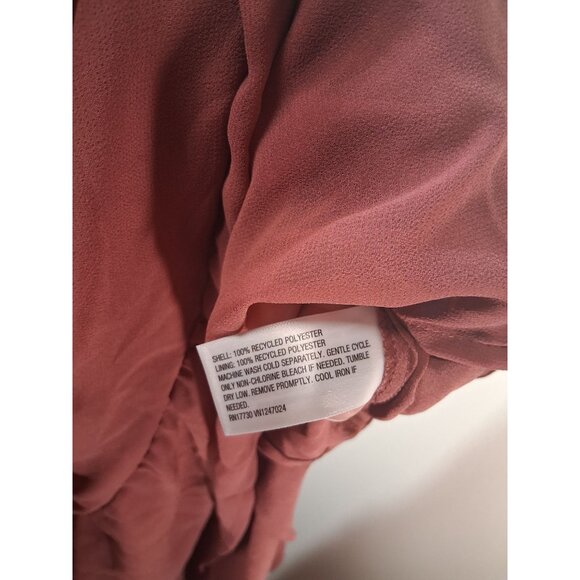 NWT A New Day Boho Skirt High Low Cottage Y2K Business Casual Rose Size Large - Picture 6 of 6